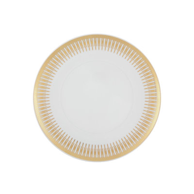 Gold Exotic Porcelain Dinner Plate