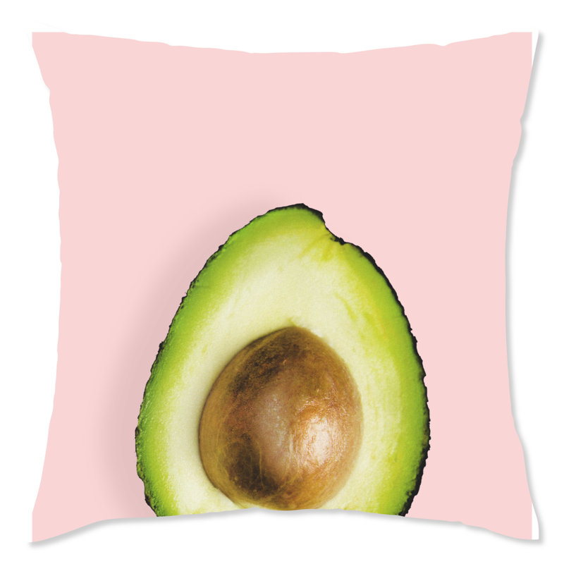 Housse et insert de coussin carré de fruits
