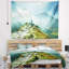 Photographie montagnes paysage tapisserie-28485462