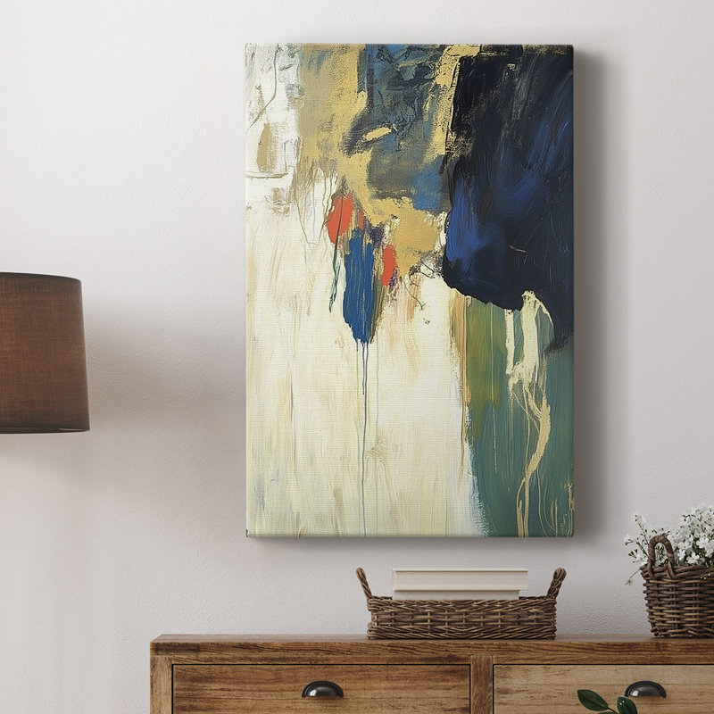 ABSTRACT Series DCCCXVIII -Custom Wrapped Gallery Cavas, 18" H x 12" W