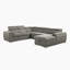 Canapé modulaire en chenille moderne et contemporain Phyndaxia-474408064