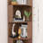 71.4"H Tall Corner Bookshelf Freestanding Bookcase Bamboo Storage Display Shelf-833023552