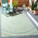 Elida Ivory/Green Indoor/Outdoor Area Rug