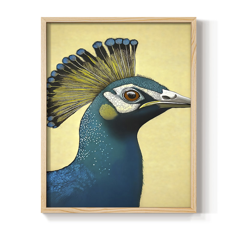 ANIMALS Series CECLXIV, reproduction encadrée - bois massif, H 11 po x l 9 po