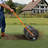 Compost Spreader 24 in Peat Moss Spreader with T-Shaped Handle for Yard-116730077