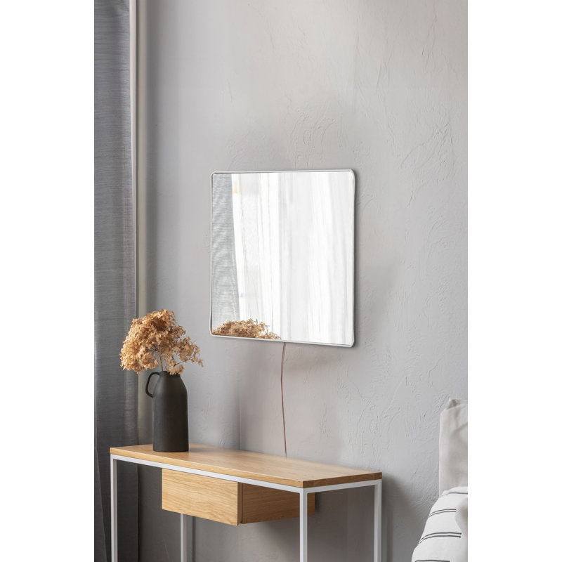 Miroir avec éclairage DEL, Blanc