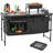 Camping Kitchen Table Folding Portable Cook Station 3 Adjustable Height Aluminum-189117261