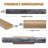 Marble French Rolling Pin with Stand,Monte Grigio
