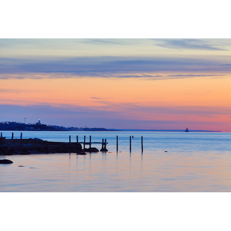 Long Island Sound by Shunyufan - Wrapped Canvas Print, 61cm H x 91cm W x 3.8cm D