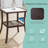 Tanyu Square Metal Outdoor Side Table , 18'' in. W 18'' in. D-347927549