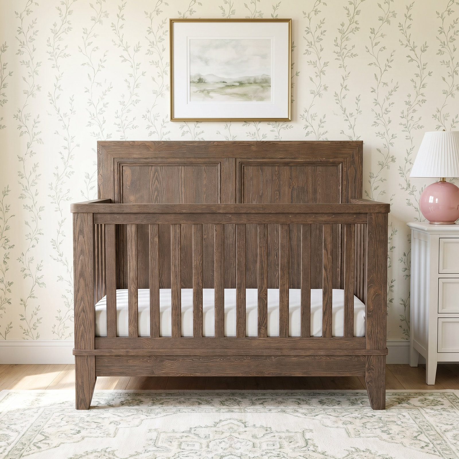 Jemma Convertible Crib, Harvest Brown