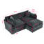Canapé-lit en chenille moderne avec repose-pieds-1076184506-1076184510
