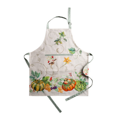 Maison d'Hermine Lumina 100% Cotton Apron - 27.5" x 31.5"