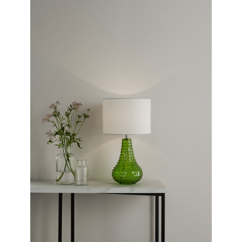 44cm Table Lamp, Green