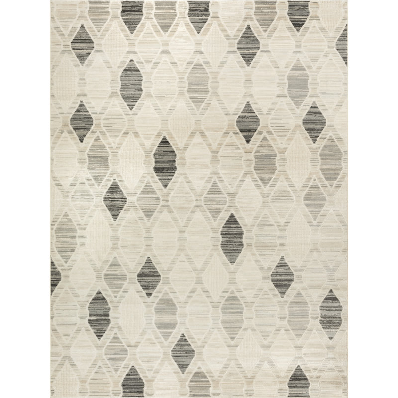 Geometric Indoor Rug, Rectangle 7'10" x 9'10"