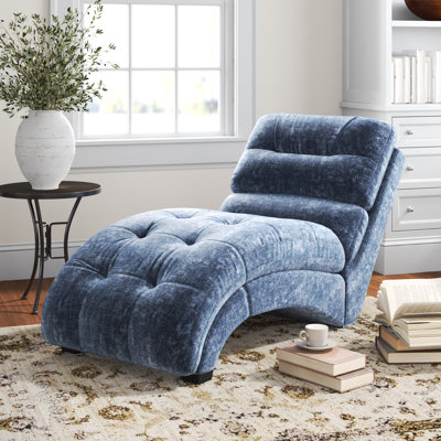 Raley Tufted Armless Chaise Lounge by Mercury Row