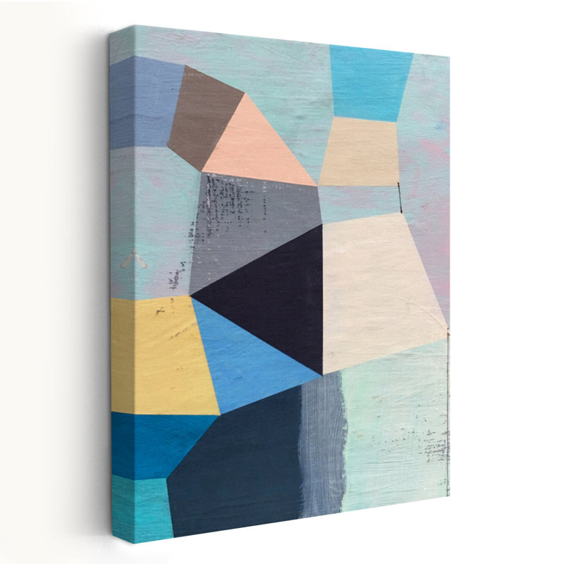 «Sitting Still» - Art abstrait, H 24 po x l 16 po