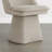 Lomena Swivel Fabric Upholstered Dining Chair-863889446