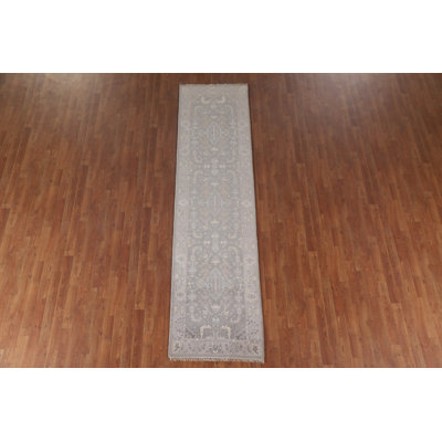 Tapis de couloir fait à la main Oushak 3 x 10