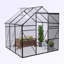 Base surélevée en polycarbonate pour serre-111176885-111176889
