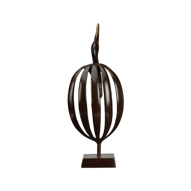 Stylized Crane Figurine