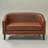 Boney Tufted Faux Leather Upholstered Small Loveseat-2000466197