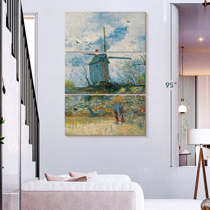 Le Moulin de la Galette 1886 II, H 74 po x l 48 po