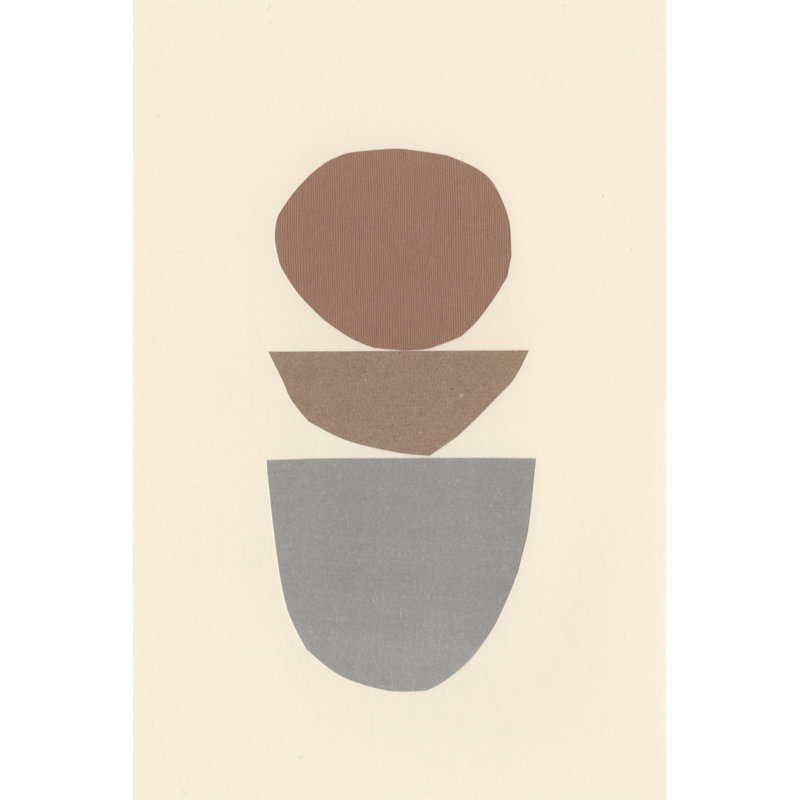 Neutral Sculpt IV by Renée W. Stramel - Print on Canvas, 30cm H x 20cm W, Wrapped Canvas