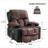 Power Electric Massage Lift Lounge Chair, Suitable For The Elderly, With Heating And Vibration Functions,Fleece Leather With USB, Can Be Used For Lying Down-382520460