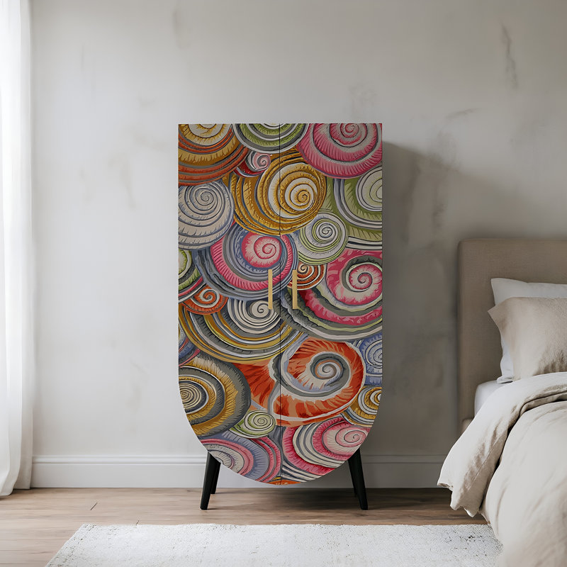 Garde-robe de style rétro indépendant du ménage