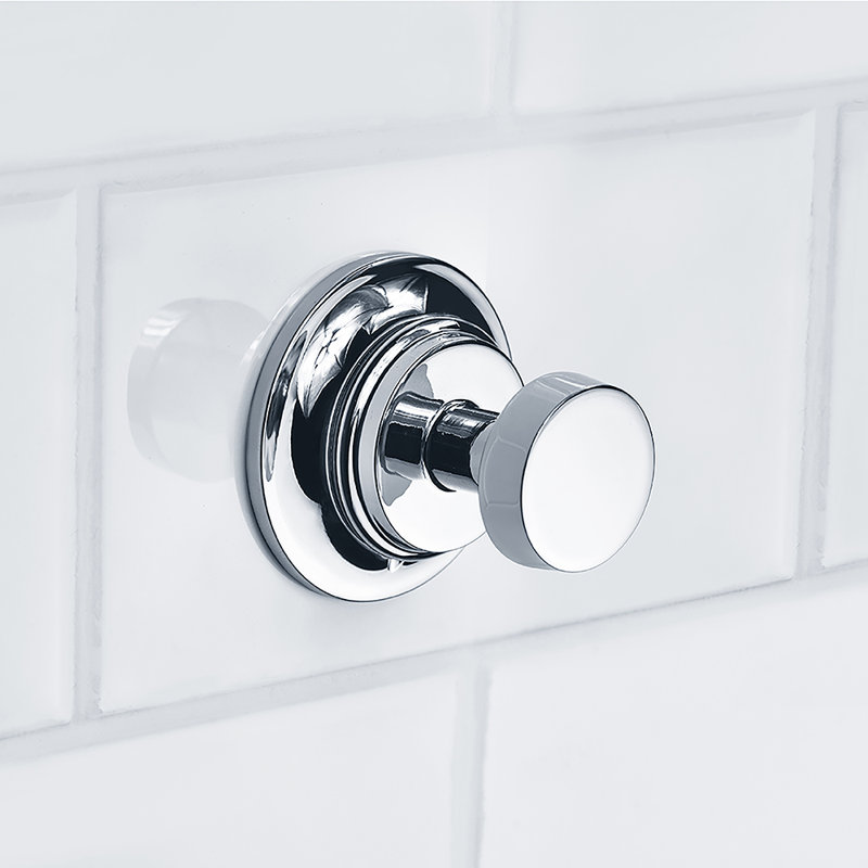 Fleetwood Wall Mounted Robe Hook, Polished Chrome