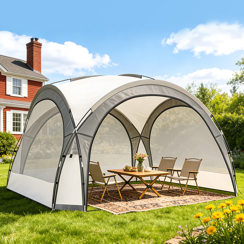 3.5 x 3.5m Outdoor Camping Gazebo with Sides