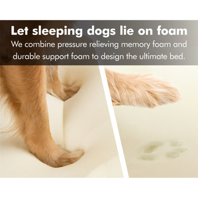 Chester Pet Couch with Solid Memory Foam Bolster