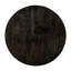 Transitional Style Antique Black Finish Bold Round Structure End Table With Extra Storage Shelf I Designed Legs Coffee Table-Not Included