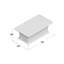 Sky 42'' Glass Outdoor Coffee Table