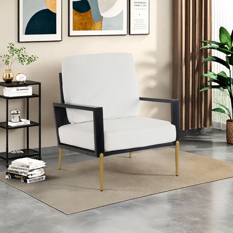 Chaise d'appoint rembourrée