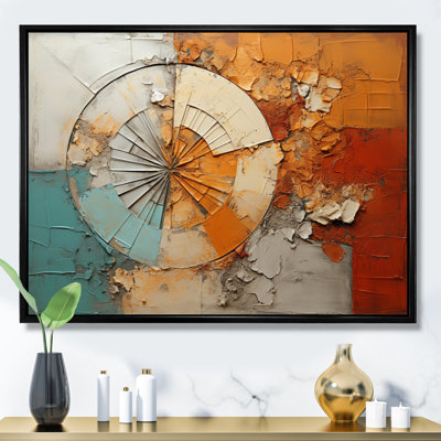 «Beige Spiral Fusion» sur impression sur toile