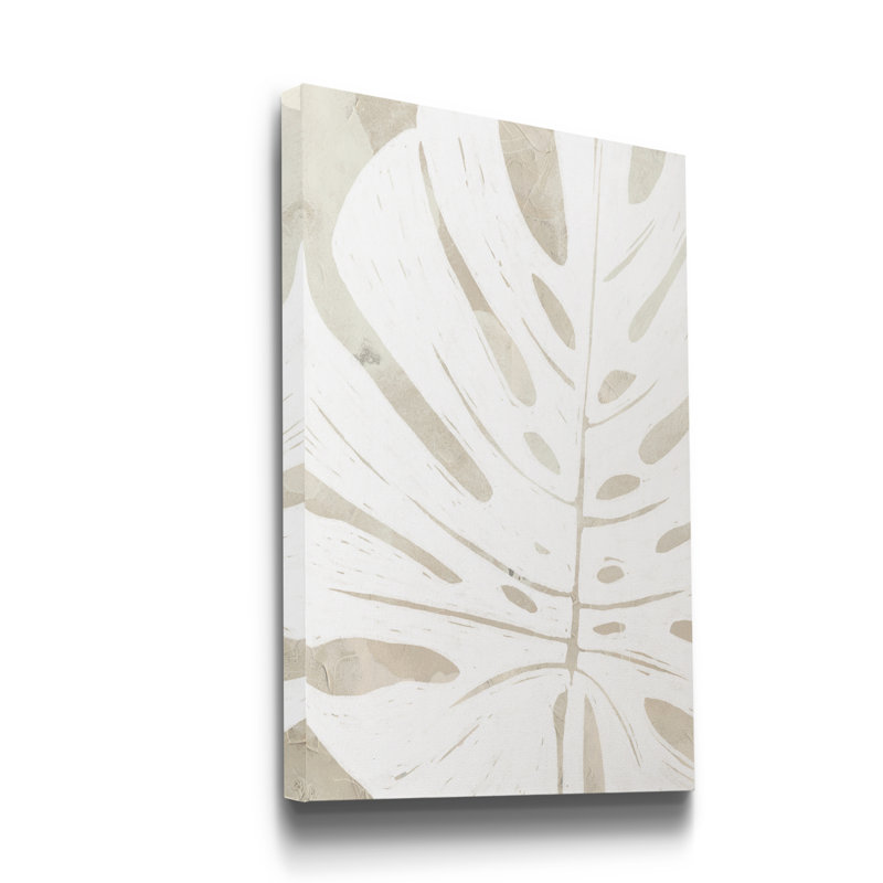 Lin tropical silhouette I - impression sur toile tendue, H 12 po x l 8 po x P 1 po