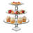 Libbey Selene 3-Tier Glass Footed Server Set