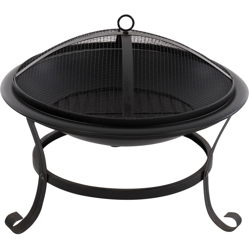 Atlanta Tiered Steel Wood Burning Fire Pit