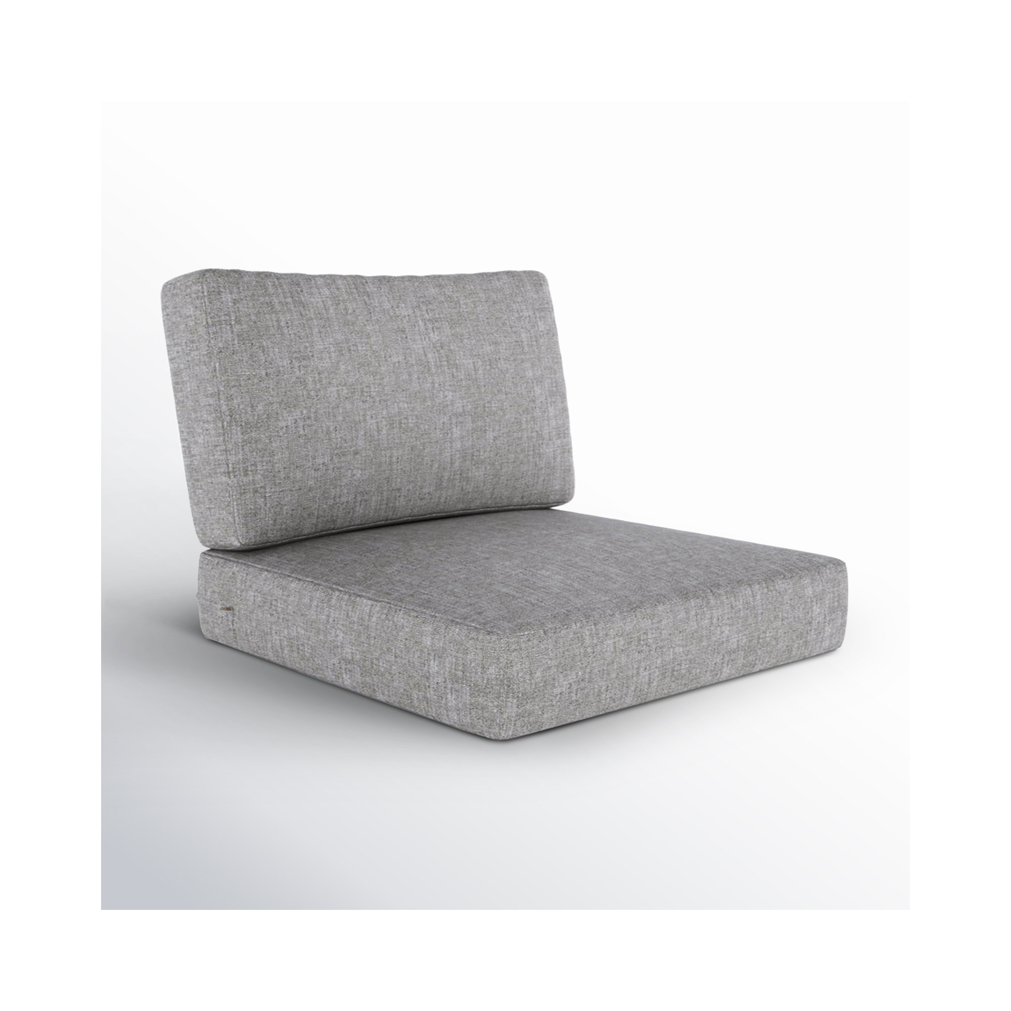 Lani Outdoor Sunbrella Seat/Back Cushion, Canvas Granite Sunbrella® Canvas
