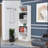 White 5-Shelf Bookcase With Spacious Shelves For Modern Home Storage And Display, Durable And Stylish.