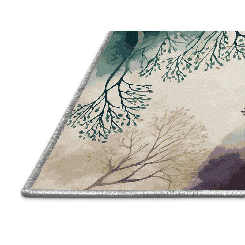Midnight Meadow Rug, Rectangle 3' x 5'