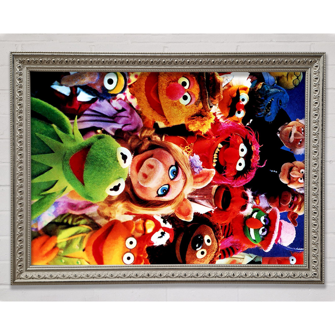 Die Muppets Miss Piggy Kermit - Einzelner Bilderrahmen Kunstdrucke