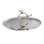 S / 2 plateaux décoratifs 21 x 17 x 4,5 po Alvada