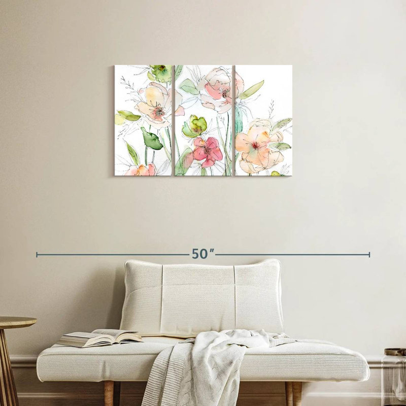 Harnek Garden Dance, 20" H x 33" W
