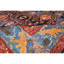Tapis bleu pâle multicolore de haute qualité noué à la main