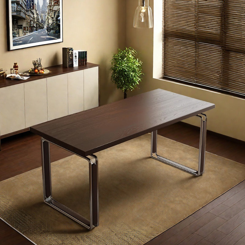 Exquisite Retro Art Design Rectangular Table, 29.52"H x 62.99"L x 27.55"W