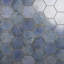 Kalay 9" Hexagon Polished Porcelain Tile-189182015