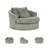 Lindyn Upholstered Swivel Accent Chair